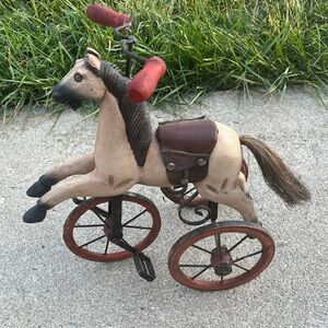 Vintage tricycle horse